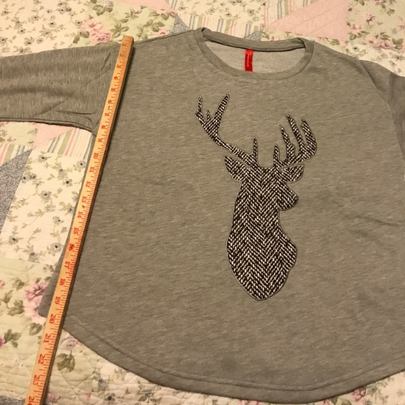 {•Herringbone Deer Head Shirt•} - Picture 7 of 8