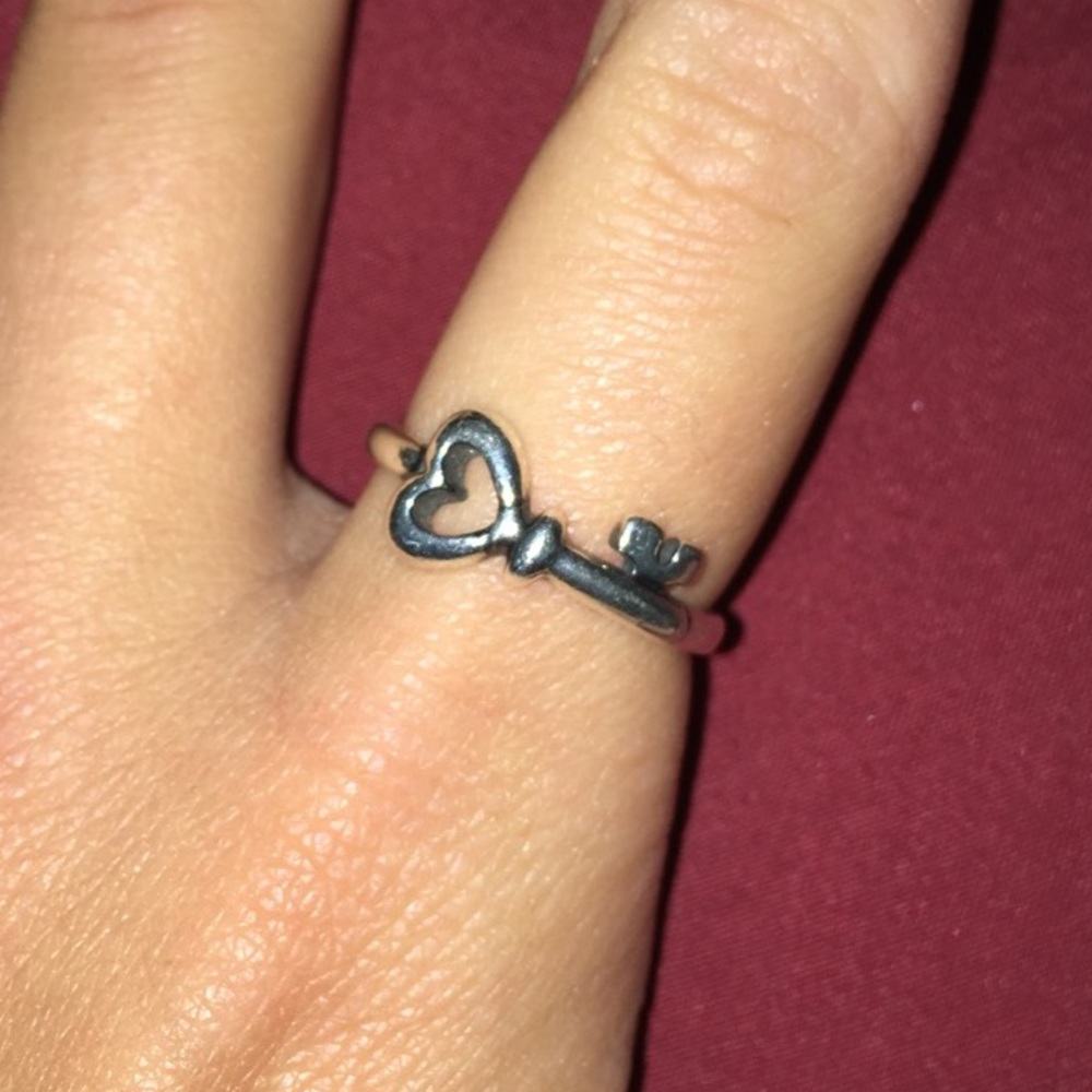 James Avery key to my heart ring