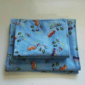 VW bus baby gift set