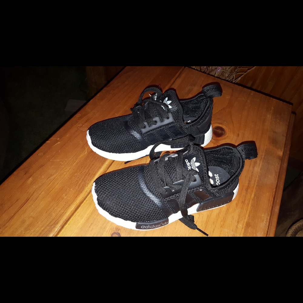 Black adidas shoes