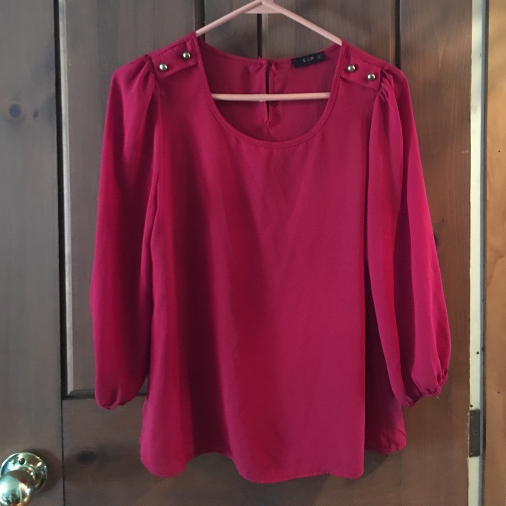 e(hanger)m Red Blouse