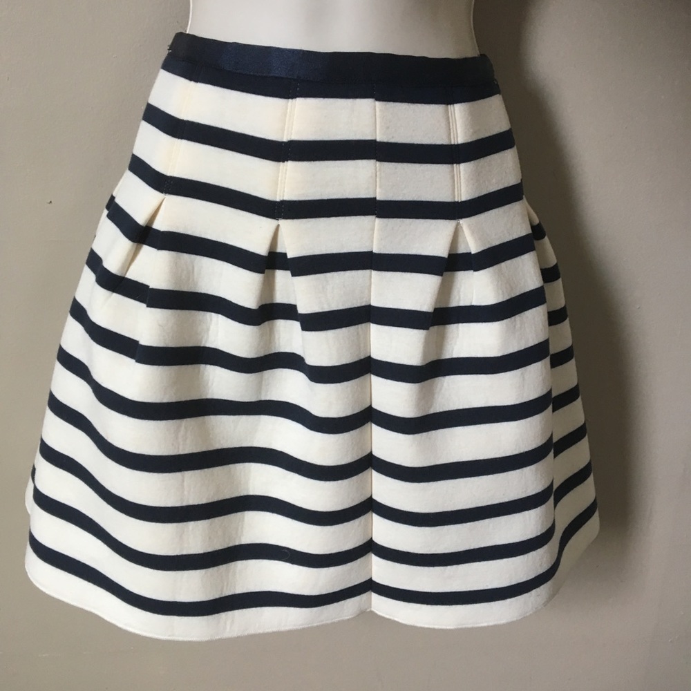 Gap Women's Blue and Tan Circle Skirt Size XS