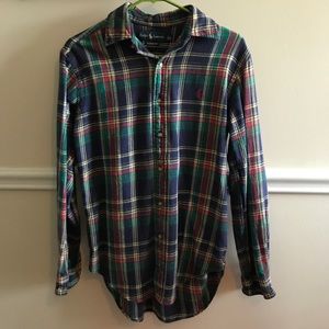 Ralph Lauren Classic Fit Button down plaid flannel