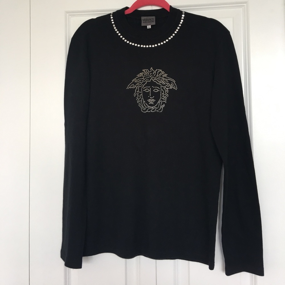 Versace Jeans cotton shirt with stud design