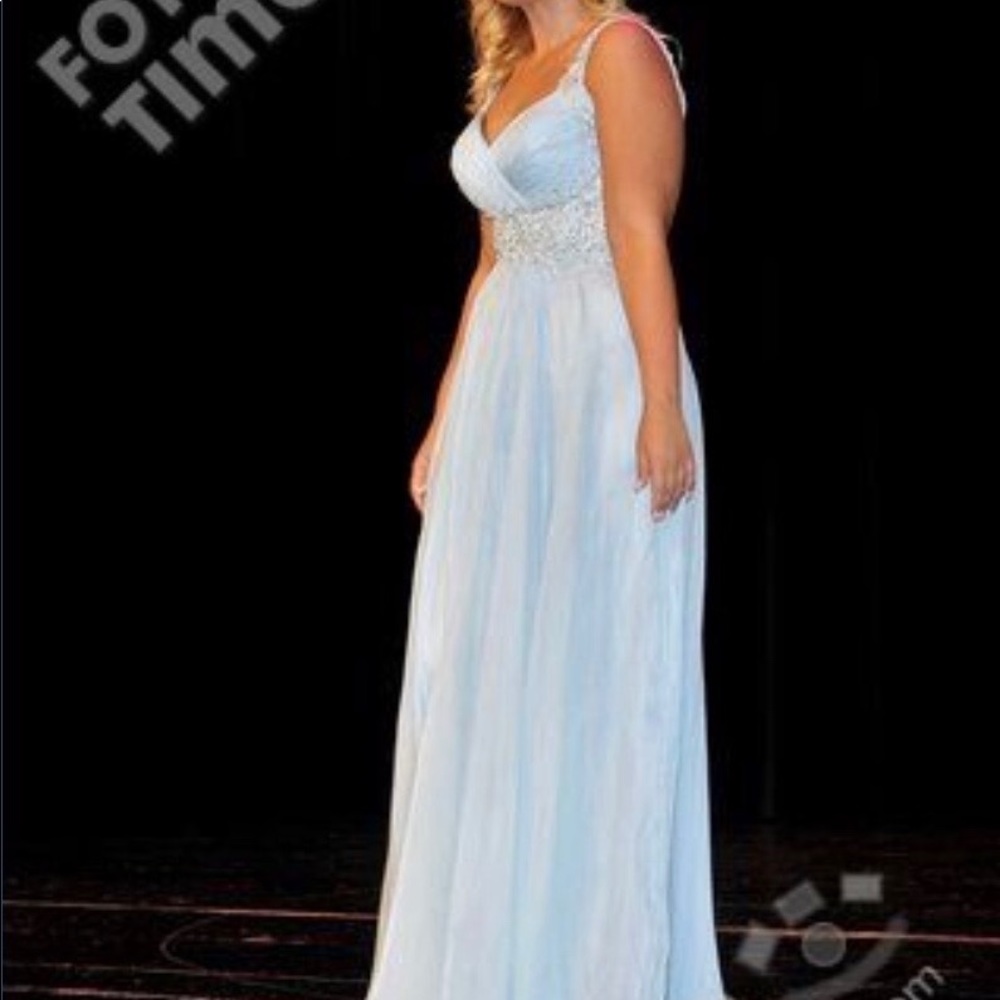 Baby Blue Pageant/Prom dress
