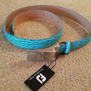 FJ FOOT JOY LEATHER 34 INCH  GOLF BELT