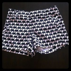 Banana Republic - navy/white elephant shorts