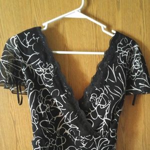 Nine West Dressy black blouse