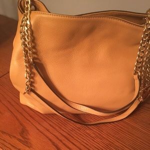 Tan Leather Michael Kors Bag Barely Used