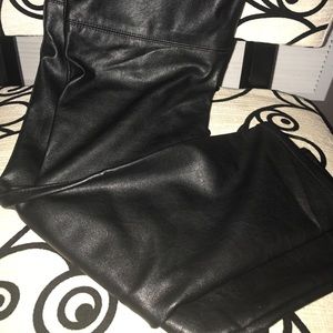 Leather legging pant