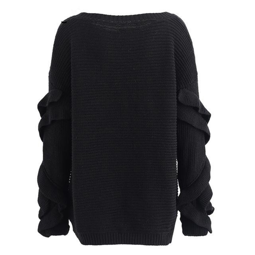 Ruffle Sleeve Sweater!