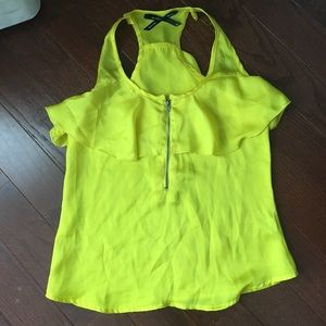 Ali & Kris yellow silk top