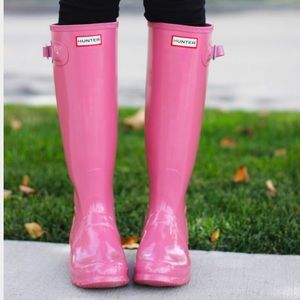 Pink Hunter Boots