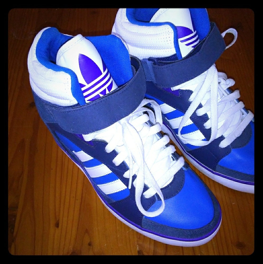 Adidas wedge Heel sneaker and Jordan womens shoe