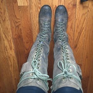 Jeffrey Campbell OTK boots