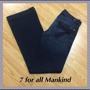 28 x 35.25" - 7 for all Mankind Dojo flare jeans