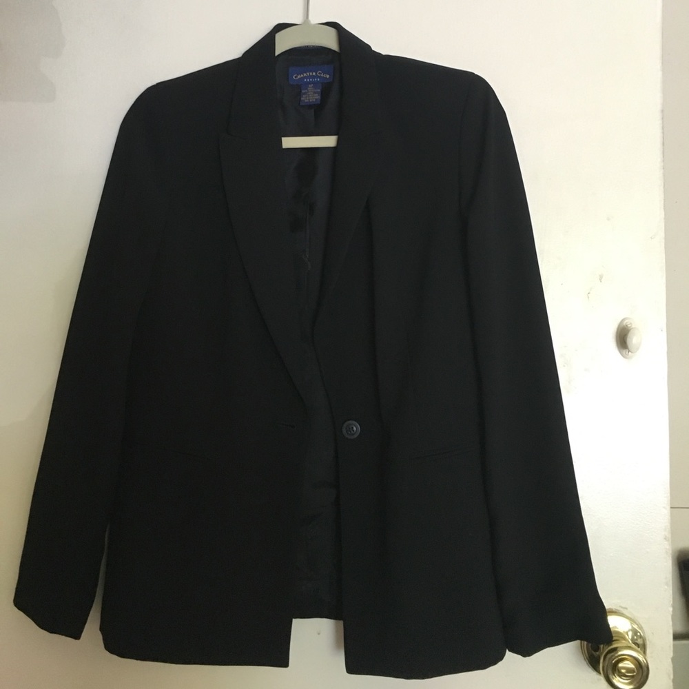 Charter Club black blazer