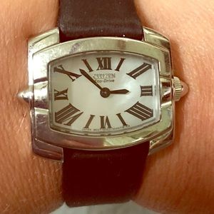 Citizen EcoDrive MOP and satin band Watch