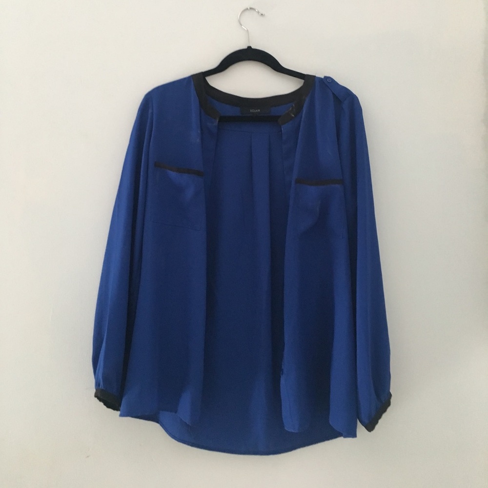 Royal Blue Eclair Blouse - Never Worn!