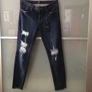 Just Black Mid Rise Skinny Jeans