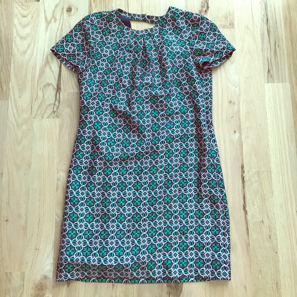 Navy/Green JCREW mini dress