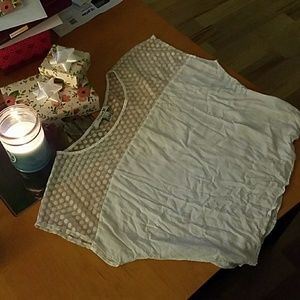 Forever 21 Circle Lace Top