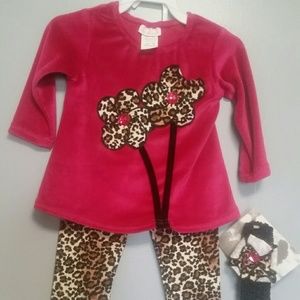 SALE! CACHCACH NWT baby girls outfit size 12M