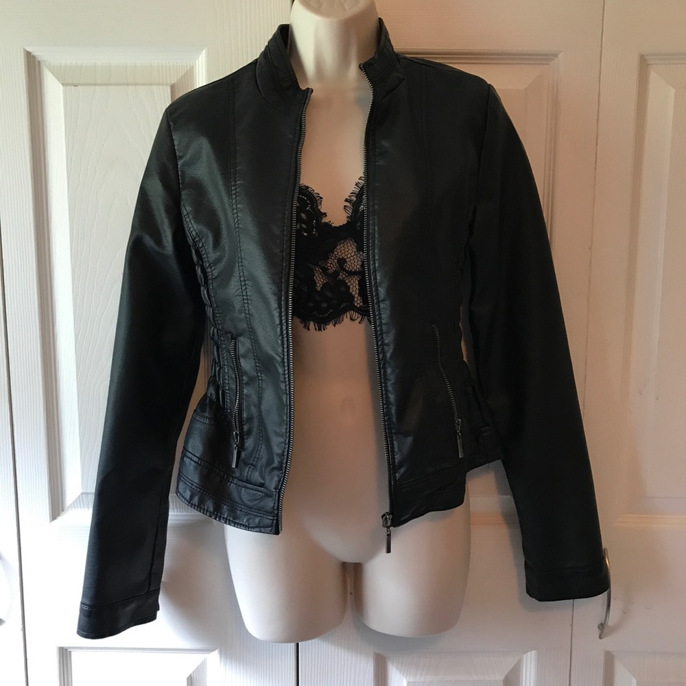 Faux Leather Jacket