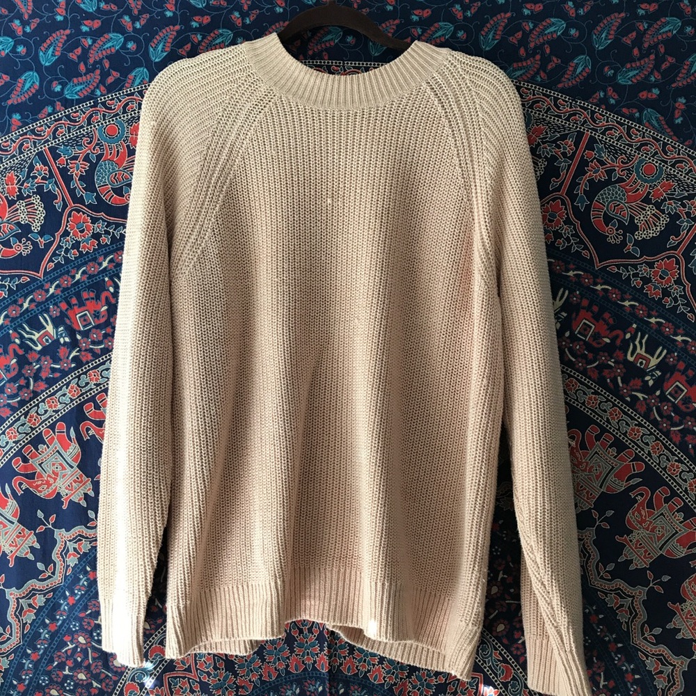 ✨pale pink oversized sweater✨