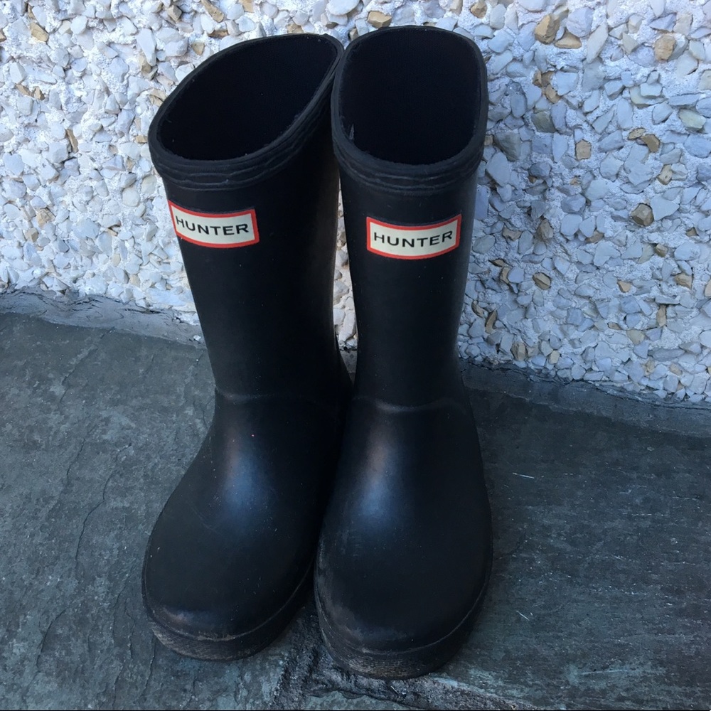 Black Hunter boots size 10
