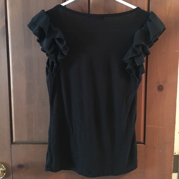 Cute ruffle sleeves t shirt - Picture 4 of 4