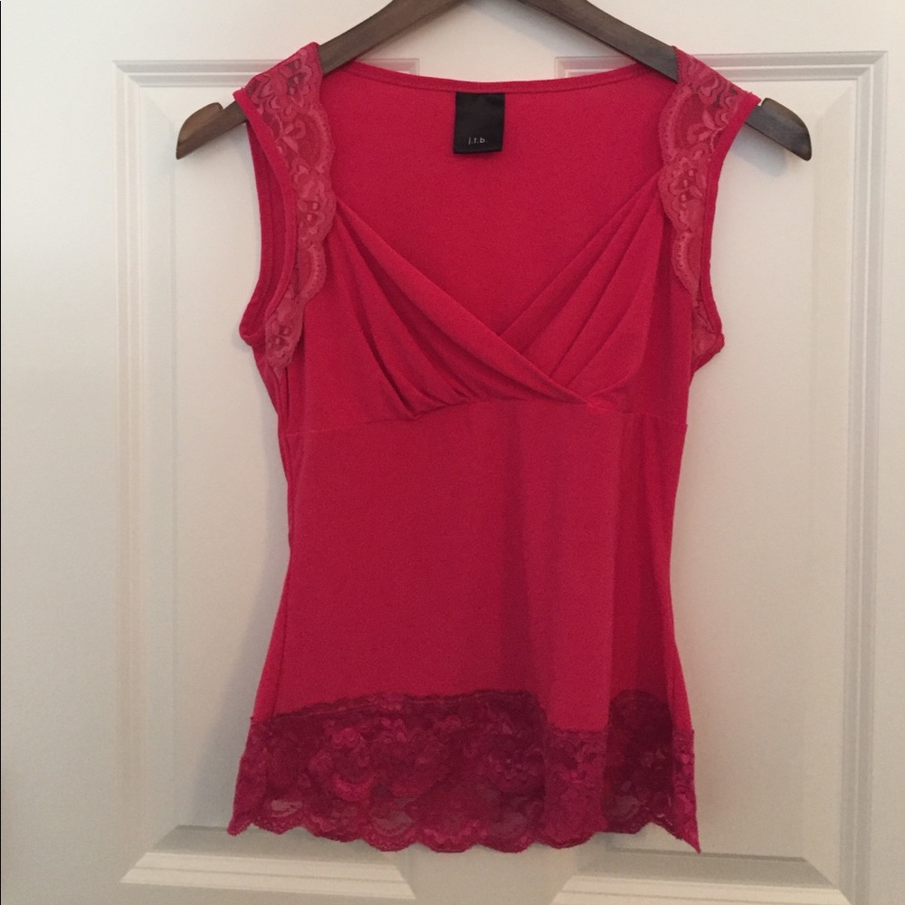 Hot pink dress top
