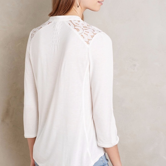 Anthropologie Embroidered Kalei Buttondown by TINY - Picture 2 of 6