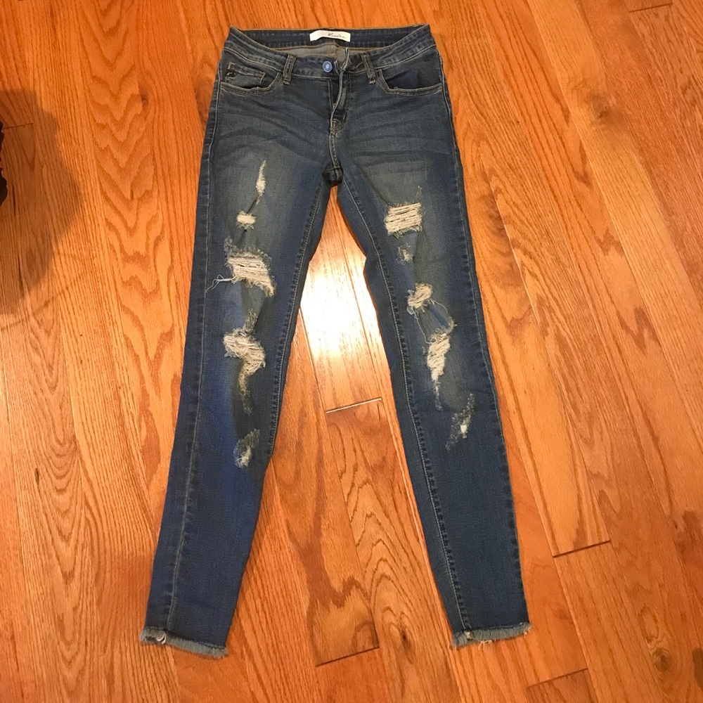 Destroyed Denim KanCan Jeans