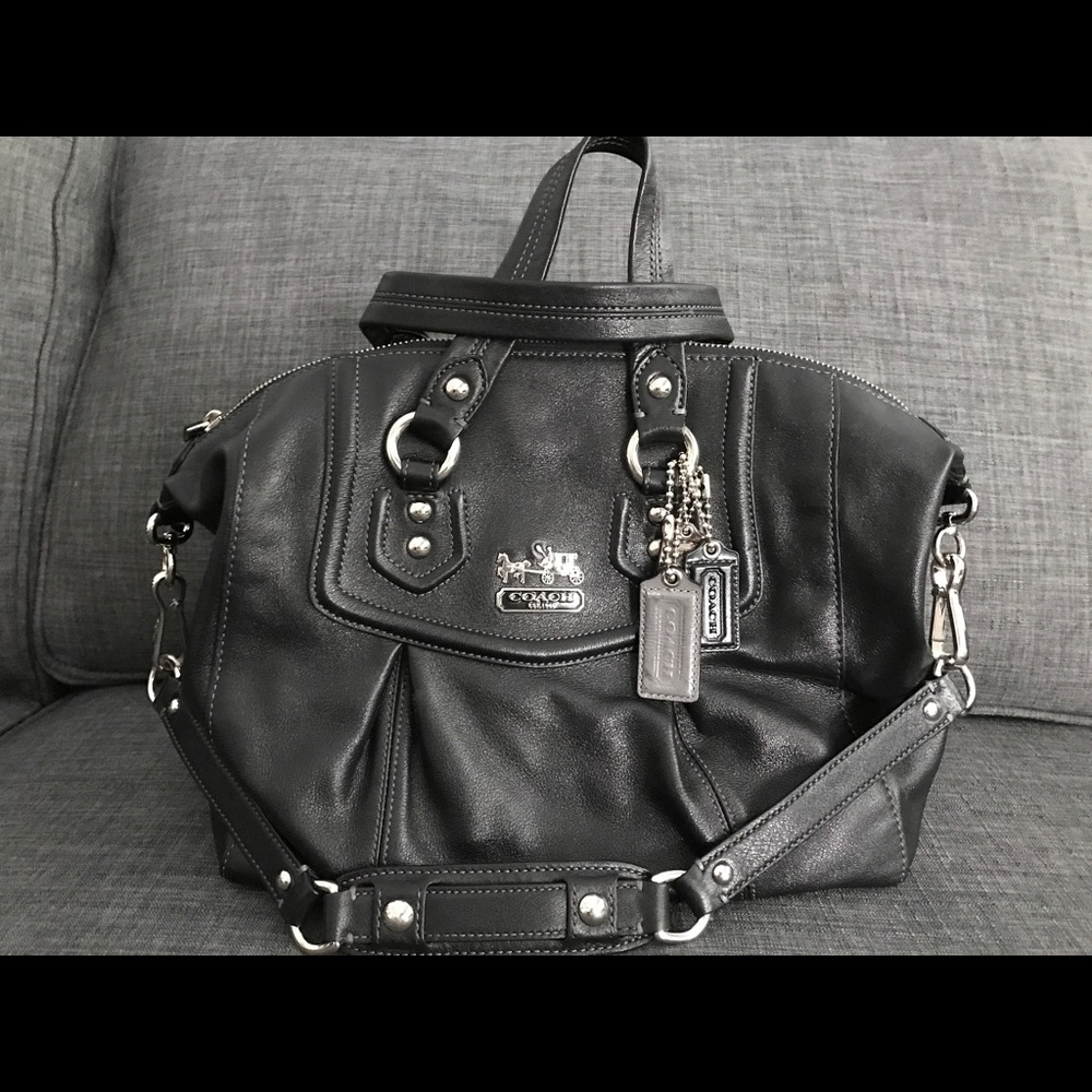 COACH leather handbag, authentic