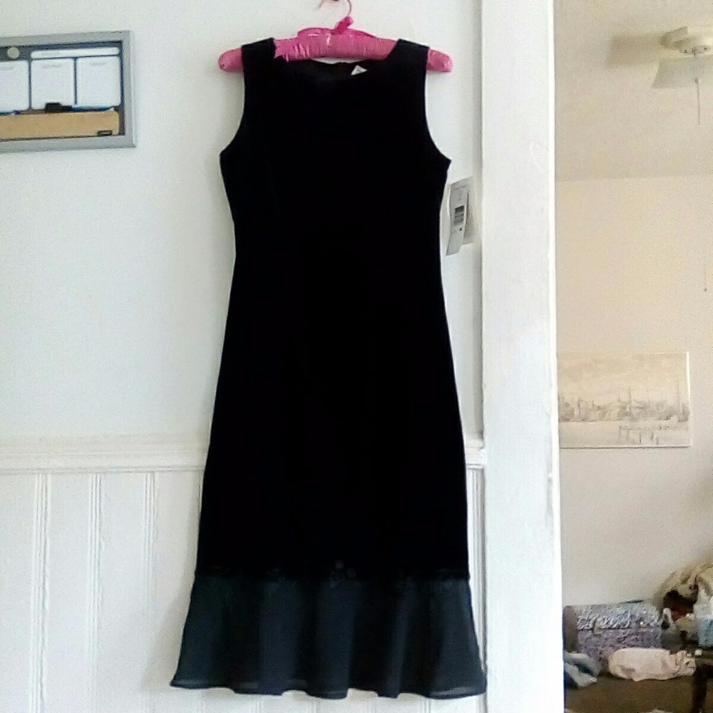 NWT Little Black Velvet Dress