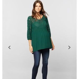 AG dark skinny leg maternity jeans