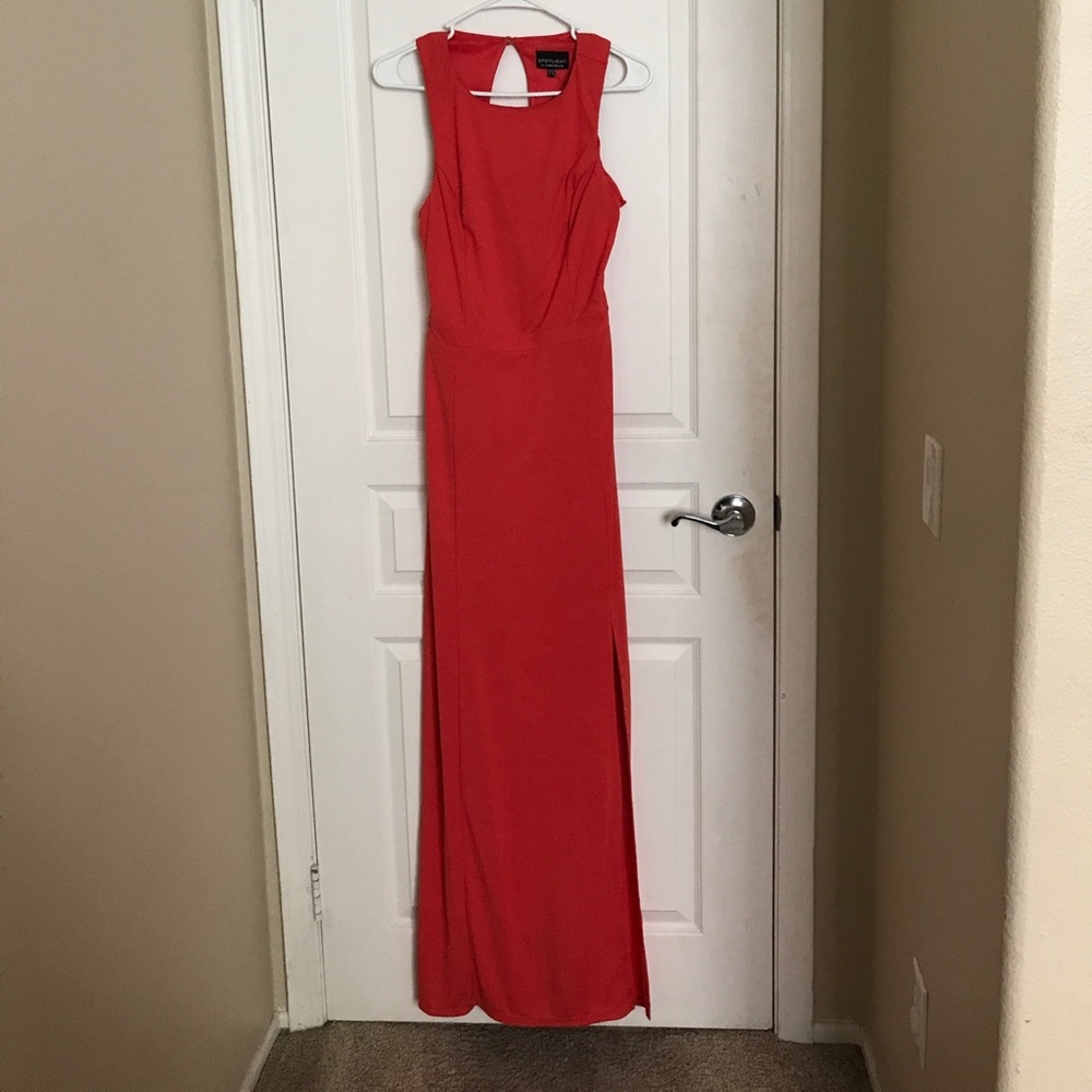 Red/orange dress