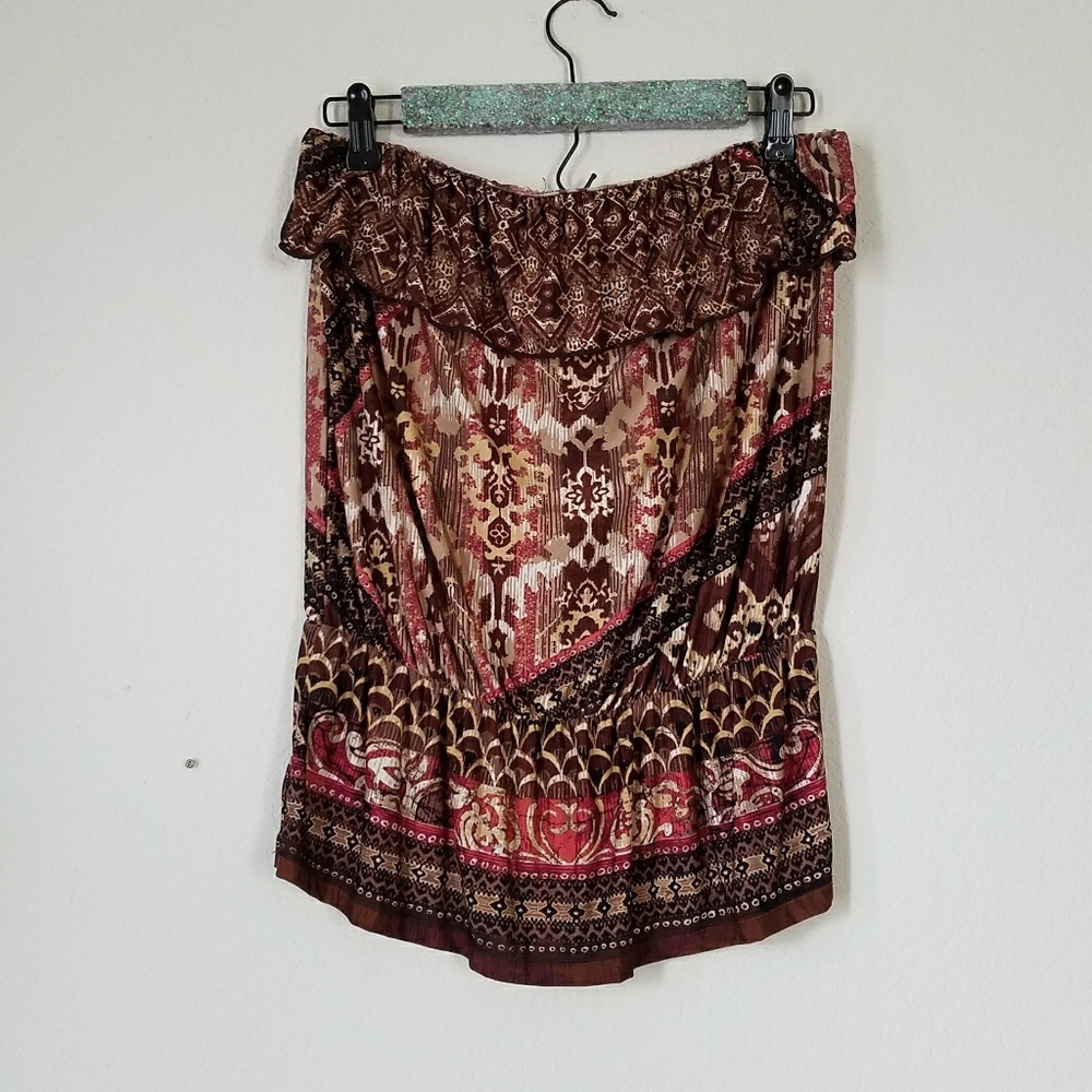 POETRY Strapless top