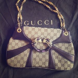 Gucci limited edition beige GG Canvas Tom Ford Bag