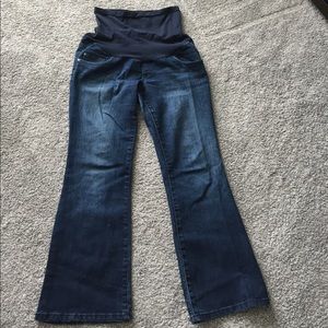 Maternity bootcut jeans in short