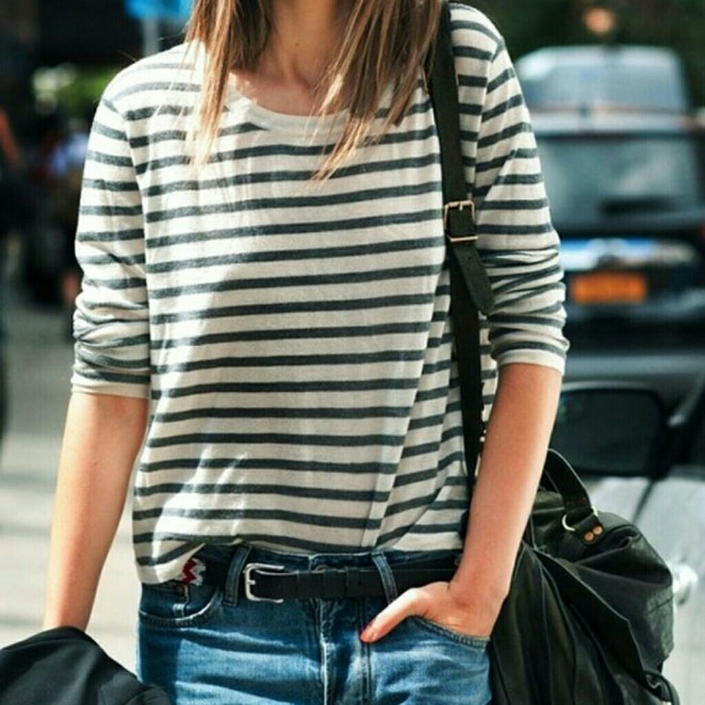 Cotton stripped sweater