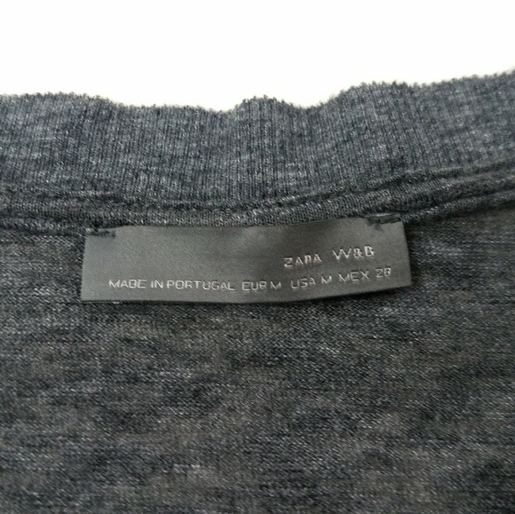 Zara W&B Collection High Low hem top - Picture 5 of 8