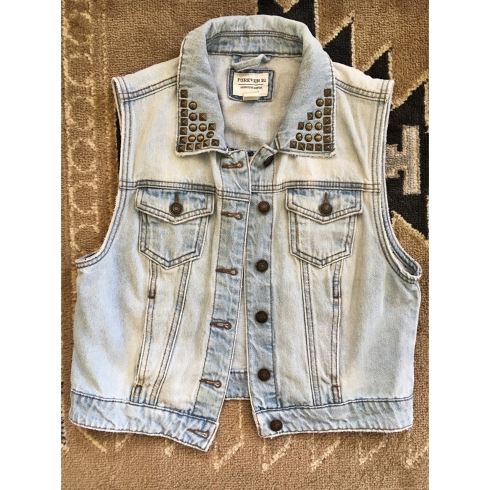 FOREVER 21 denim vest