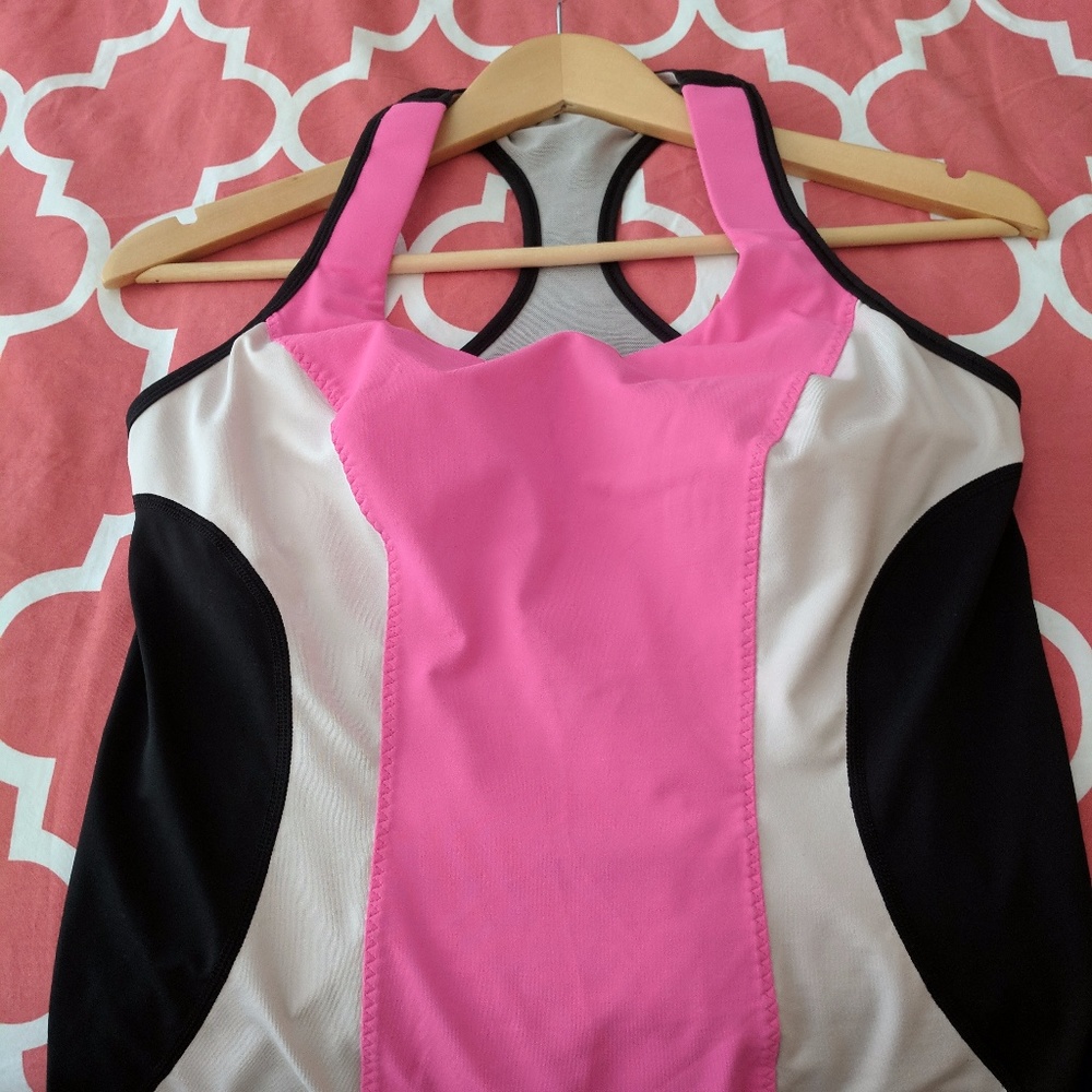 Lululemon Built in Bra with Mesh Back and Pocket