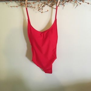 One piece bathing suit