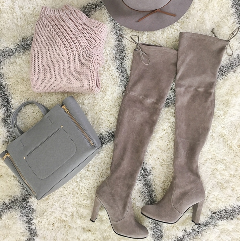 Suede Over The Knee Boots