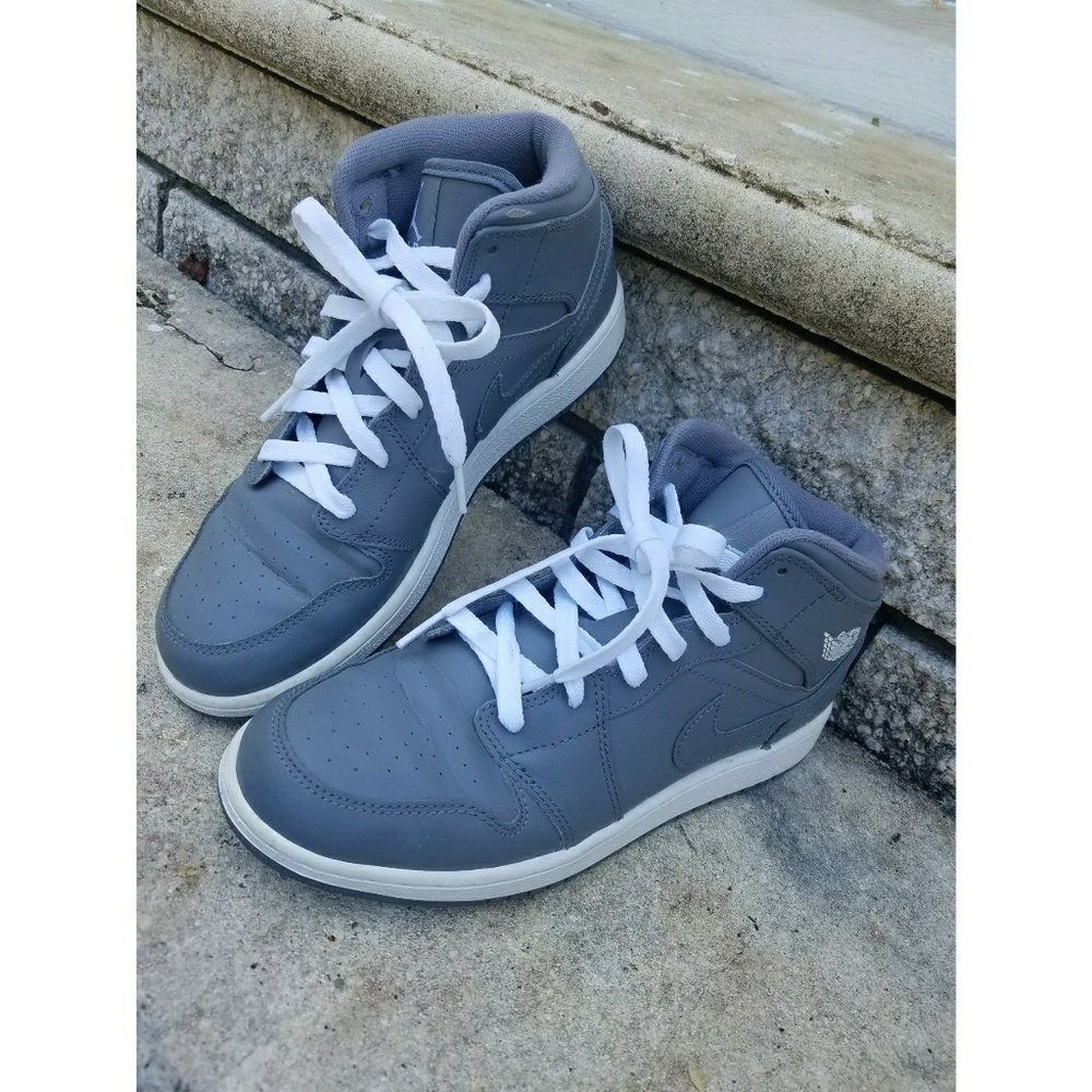 Nike Air Jordan Cool Grey & White Sneaker