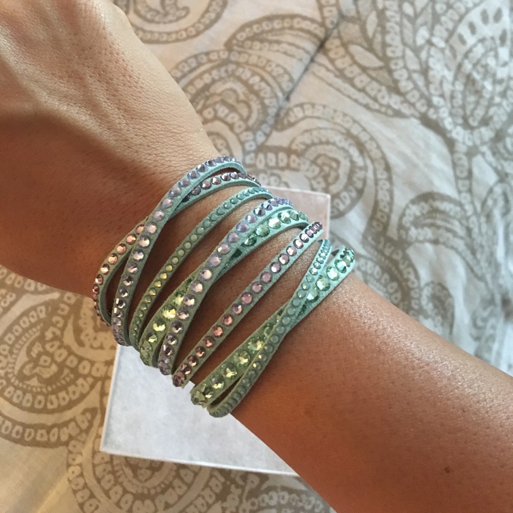 Swarovski double wrap bracelet. Brand new.