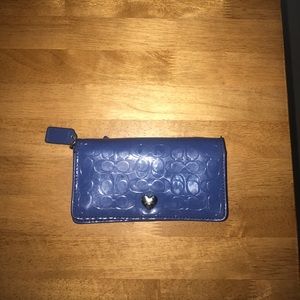 REAL COACH WALLET (BLUE) ~USED~